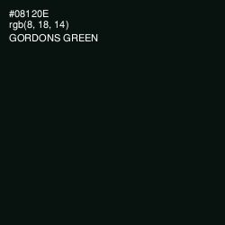 #08120E - Gordons Green Color Image